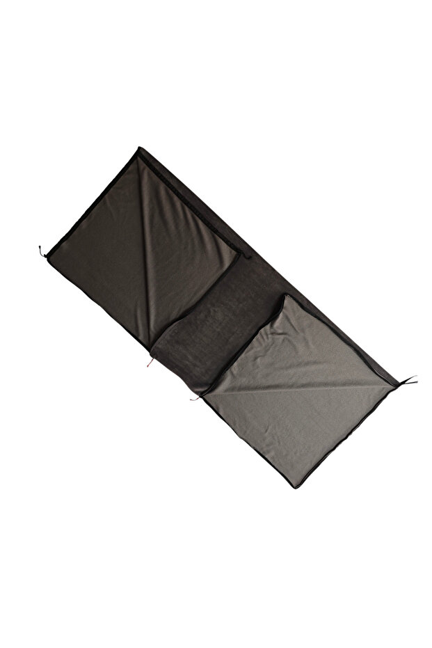 Urgi Gray Combinable Wide Fleece Camping Sleeping Bag - Blanket Bed Sheet with Ykk Zipper