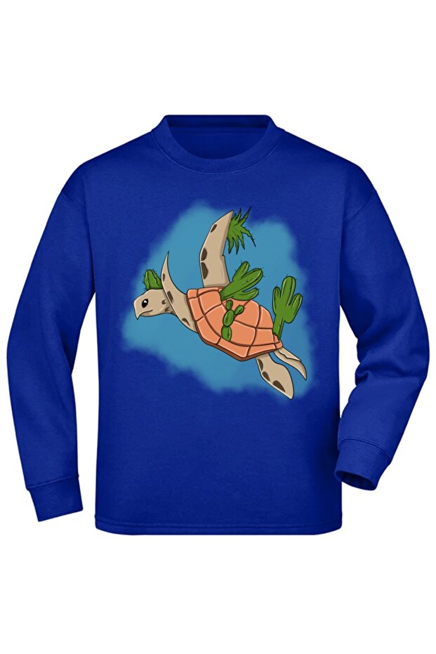 Cactus Winged Turtle Sweatshirt / Hoodie (Optional)