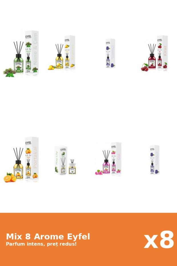 Set 8 Mix Variat: 7 arome