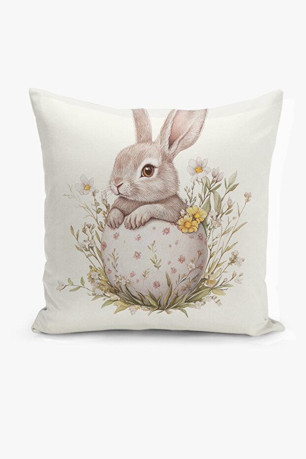 مزدوج الوجهين طباعة رقمية غطاء وسادة - الربيع / عيد الفصح / عيد الفصح السعيد - 1