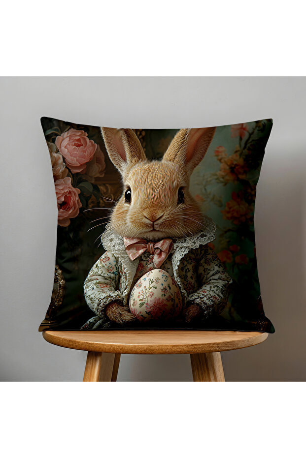 مزدوج الوجهين طباعة رقمية غطاء وسادة - الربيع / عيد الفصح / عيد الفصح السعيد - 2