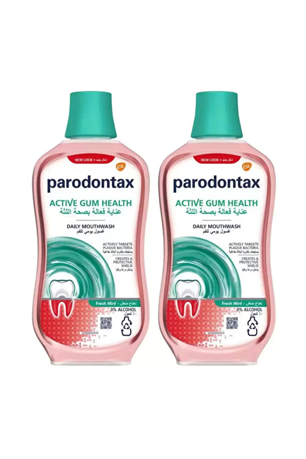 Active Gum Health Daily Mouthwash With Fresh Mint- 2X300ml