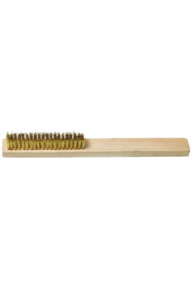 Wire Brush with Wooden Handle 4 Rows - 2