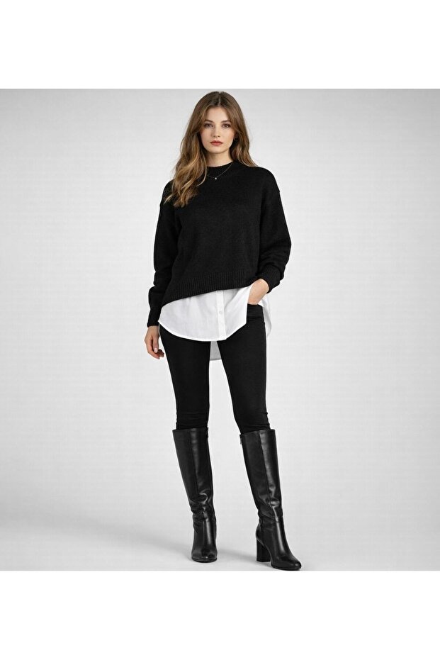 Gömlek Etek Beyaz - 2