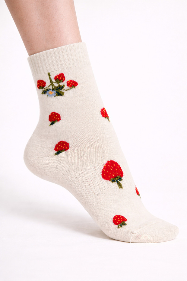 Çilek Desenli 2li - 2