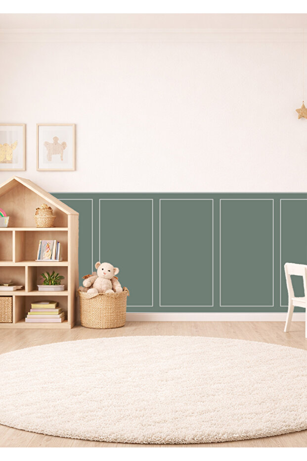 مجموعة ملصقات رقائق تغطية الجدران ذات الإطار الكلاسيكي المكونة من منقوش قطع - 2