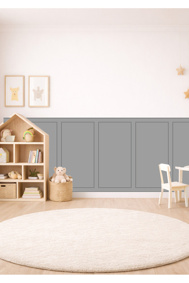 مجموعة ملصقات رقائق تغطية الجدران ذات الإطار الكلاسيكي المكونة من منقوش قطع - 6