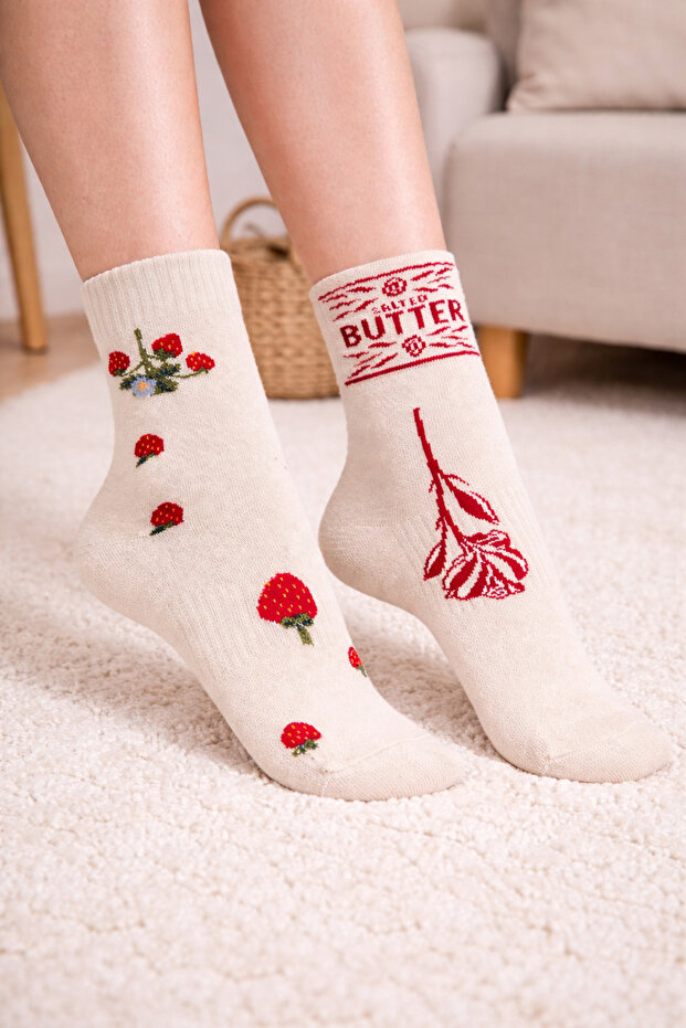 Çilek Desenli 2li - 4