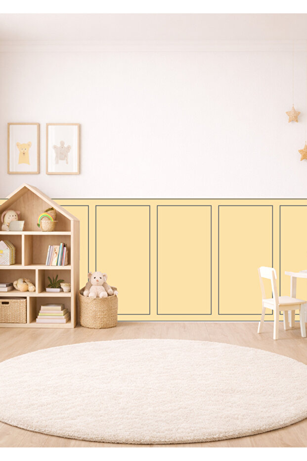 مجموعة ملصقات رقائق تغطية الجدران ذات الإطار الكلاسيكي المكونة من منقوش قطع - 6