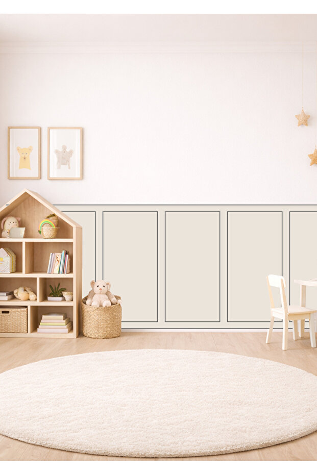 Classic Frame Patterned Panel Wall Covering Foil Sticker Set - 6