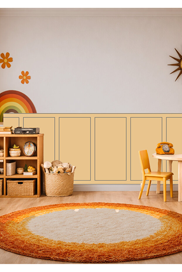 مجموعة ملصقات رقائق تغطية الجدران ذات الإطار الكلاسيكي المكونة من منقوش قطع - 5