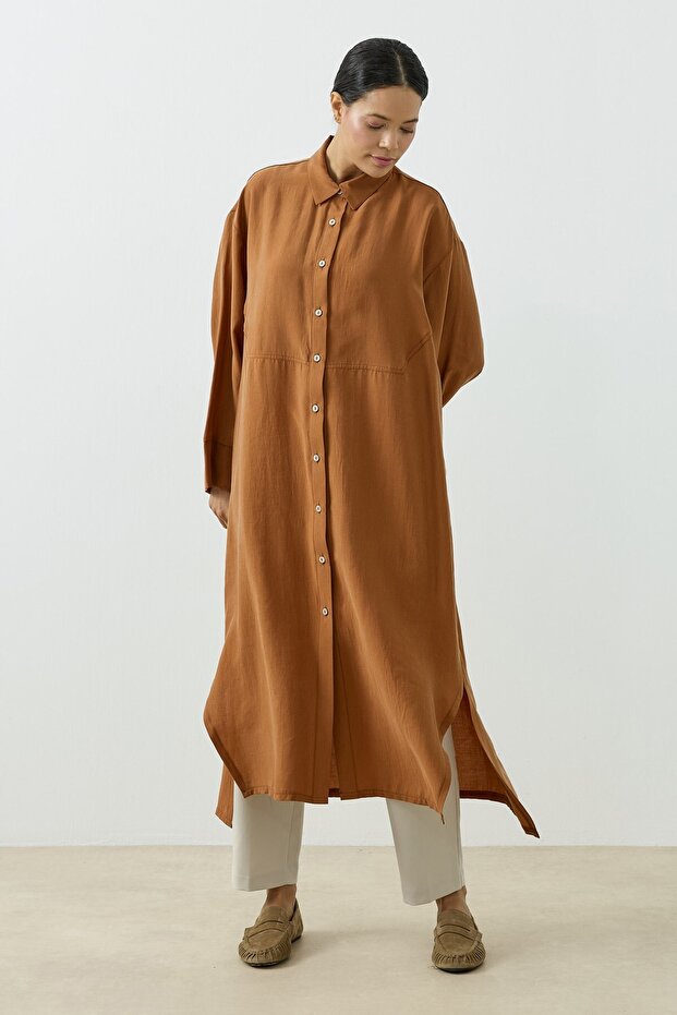 Velin Gömlek Turuncu - 3