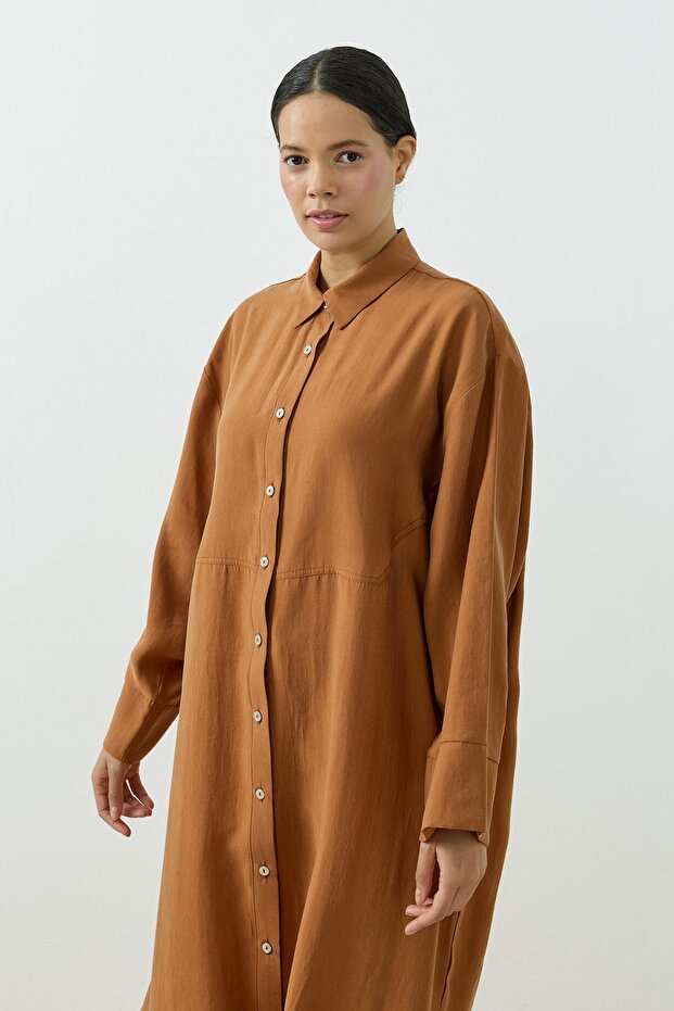 Velin Gömlek Turuncu - 7