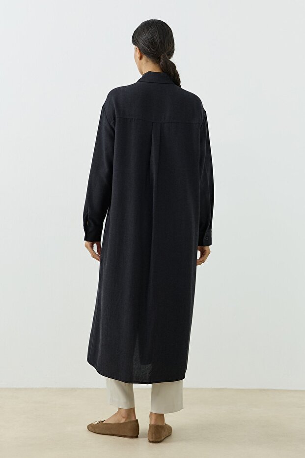 Aura Gömlek Siyah - 3