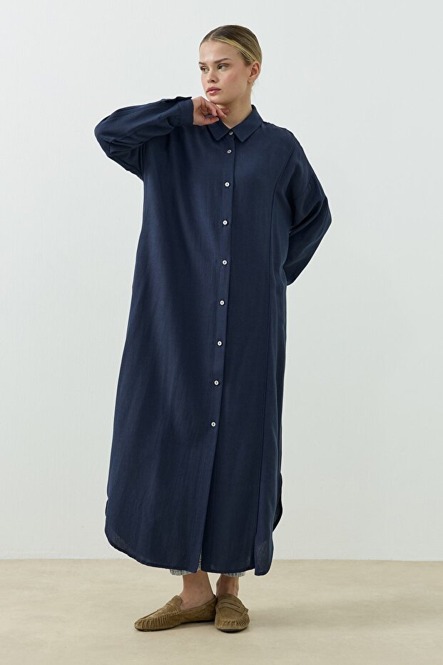 Moon Gömlek Lacivert - 3