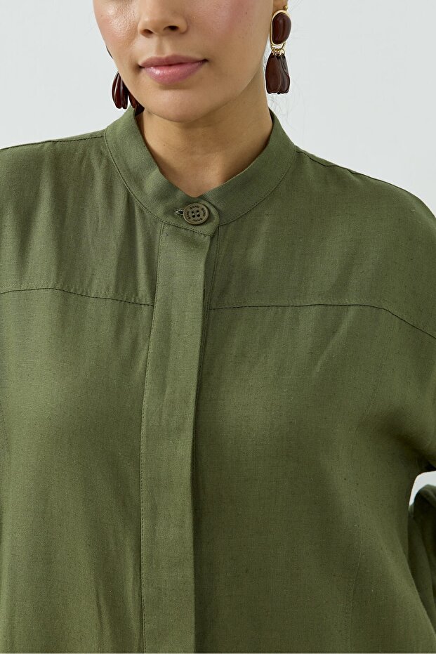 Bengi Gömlek Yeşil - 4