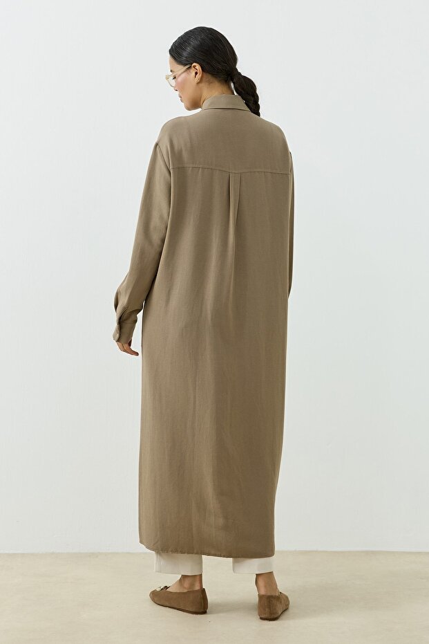 Aura Gömlek Vizon - 5