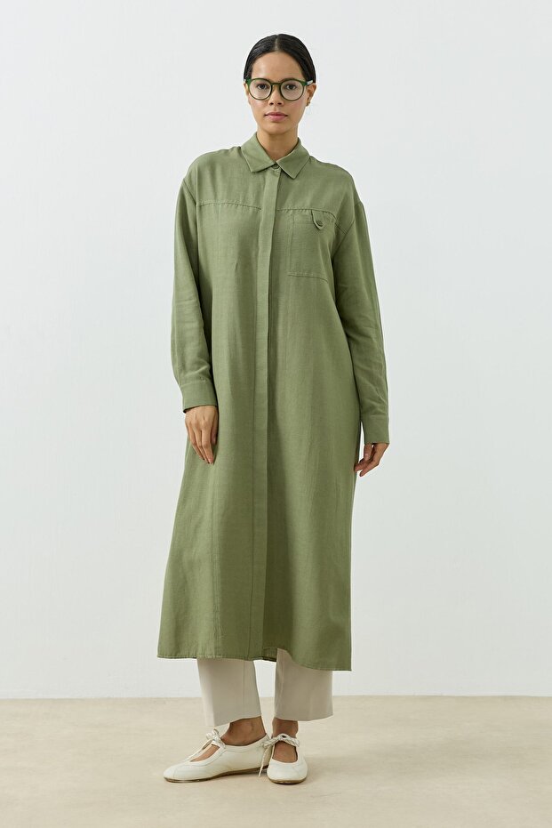 Aura Gömlek Yeşil - 3