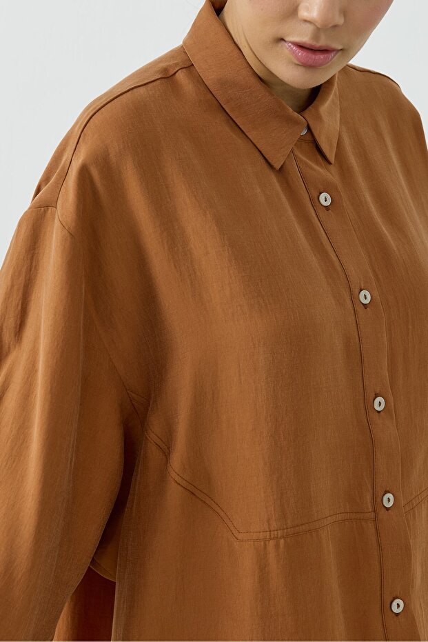 Velin Gömlek Turuncu - 1