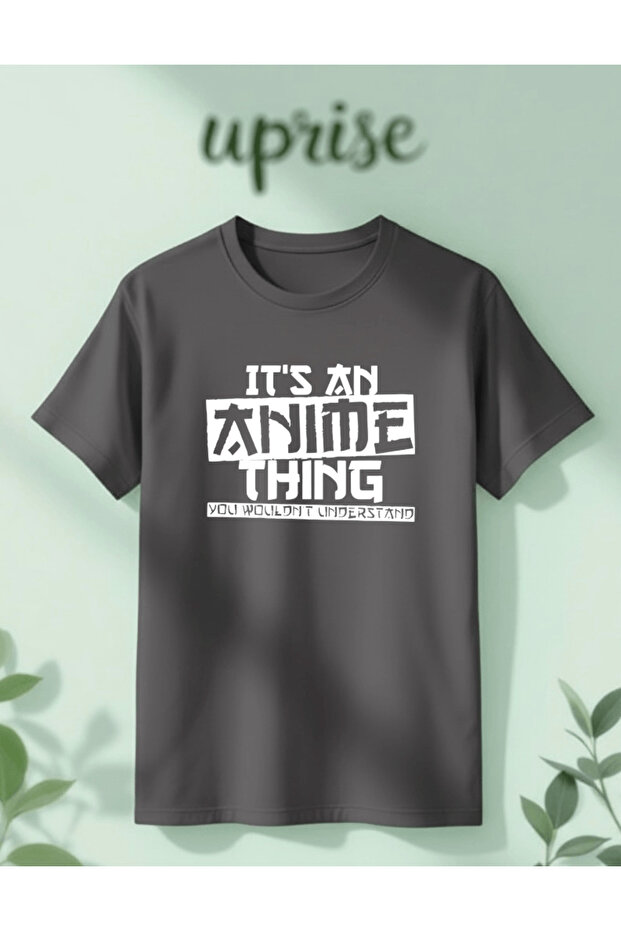 تي شيرت It’s An Anime Thing مطبوع قطن lu كبير الحجم
