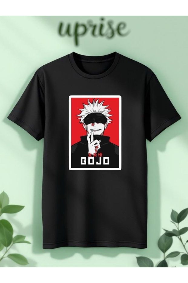 Satoru Gojo Jujutsu Kaisen Printed Cotton Lu Oversized T-Shirt