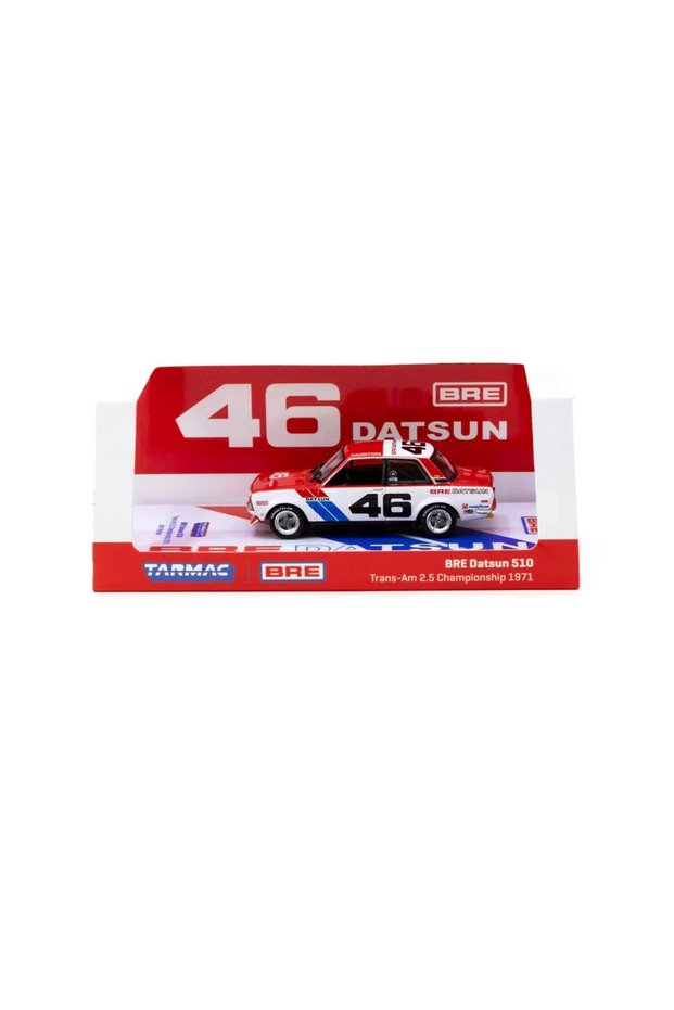 Tarmac Works 1/64 Bre Datsun 510 Trans-Am 2.5 Championship 1971 # 46 - Usa Special Edition