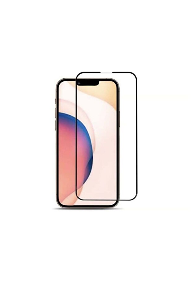 واقي شاشة ممتاز متوافق مع iPhone (13 PRO MAX) زجاج يغطي الشاشة بالكامل ماصّ للصدمات