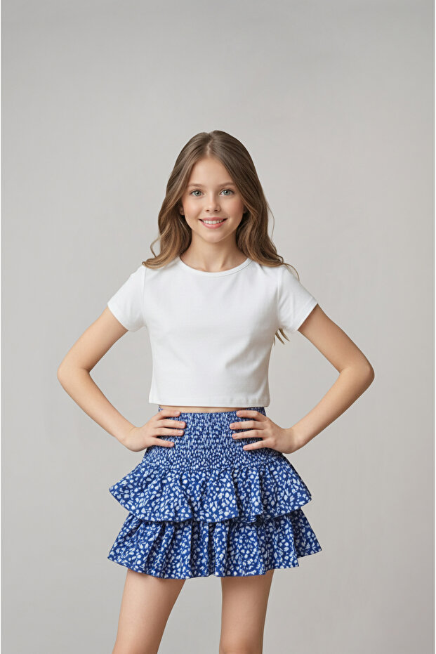 Girl's Pleated Skirt