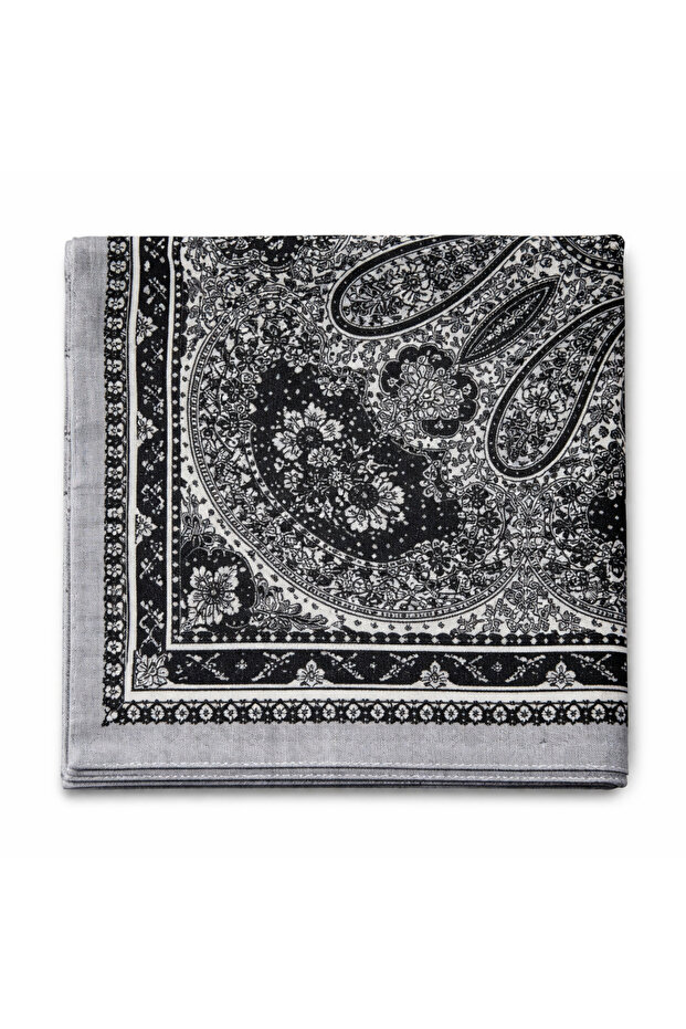 Ebruli Soft Cotton Pack Ethnic Pattern Scarf 140X140 cm