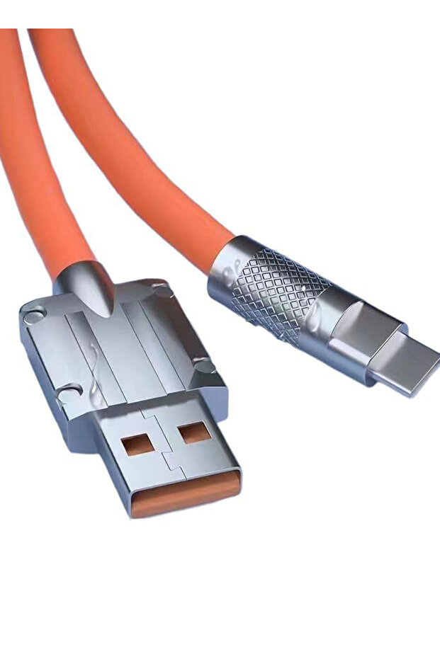 120W USB Type-C Fast Charging Cable – 6A Silicone Data Cable (2m) - 4