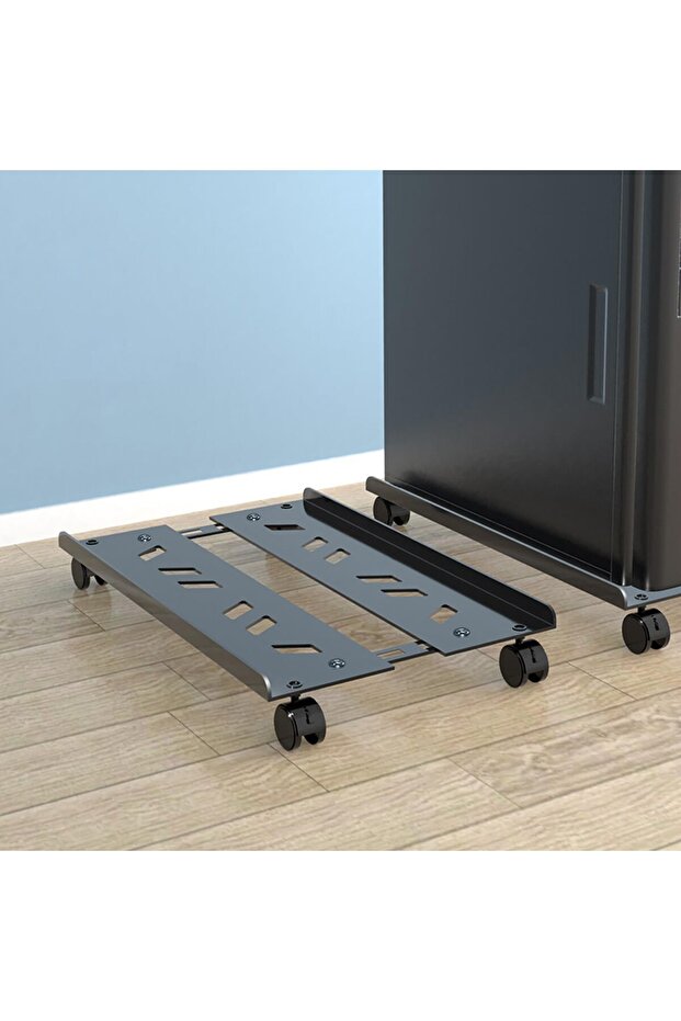 Mobile CPU Stand, Adjustable Computer Tower Stand Computer Case Holder - 7