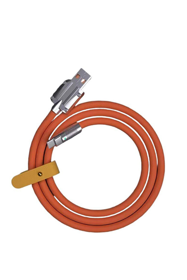 120W USB Type-C Fast Charging Cable – 6A Silicone Data Cable (2m) - 1