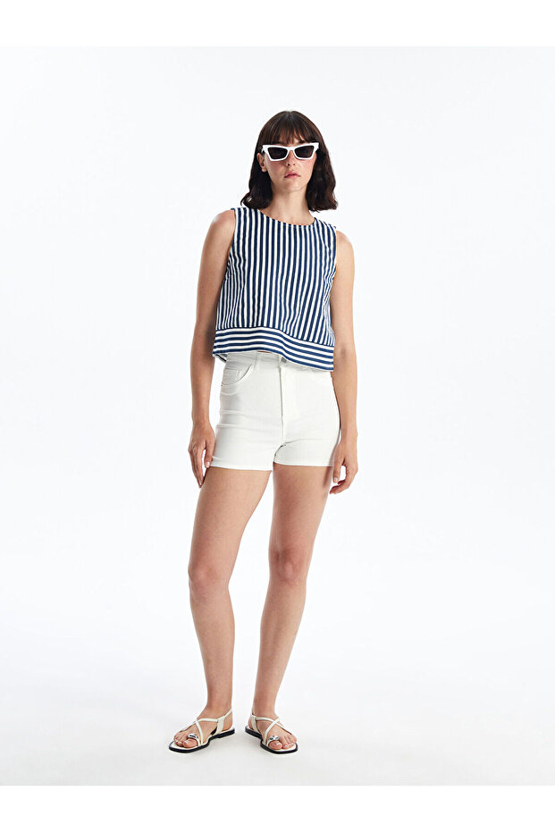 LCW Extra Slim Fit Women's Denim Shorts