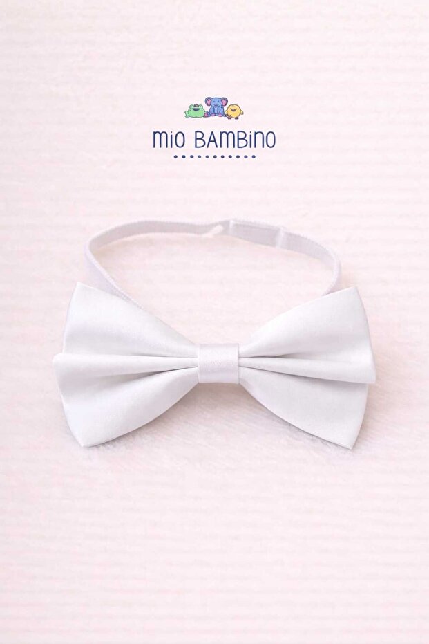 Adjustable Stylish Satin Kids Bow Tie - Special Occasion & Wedding