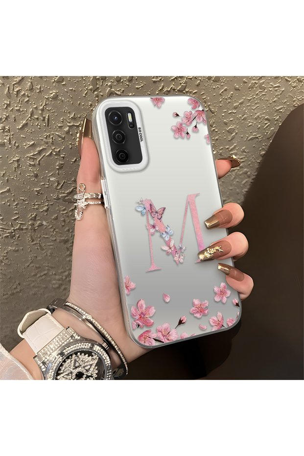 Oppo A54 4g Compatible Silicone Edge Hard Back Anti-Fall Phone Case Mama Patterned