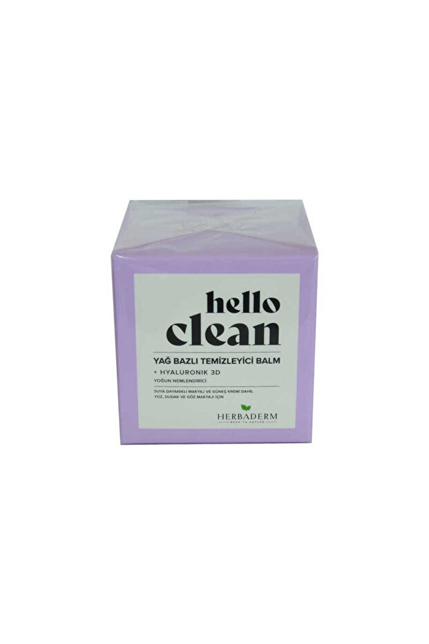 Hello Clean Oil Based Cleansing Balm for Face Lip and Eye Hyaluronic 3D 100 ml - Oem458-11094