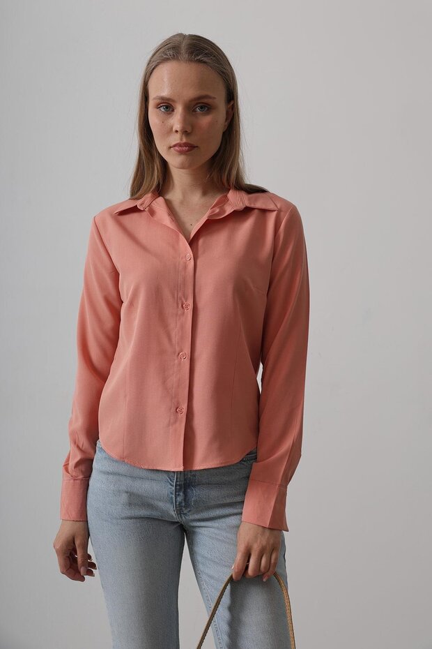 Cămașă de damă basic 34079 - 4