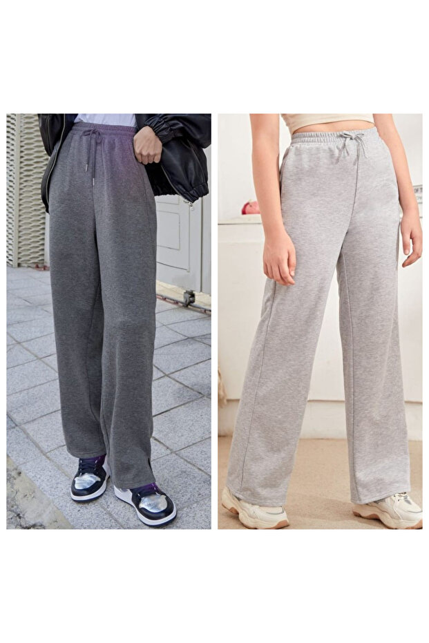 2 Li Reşme Paça Women's Sweatpants (Regenerated Fabric)