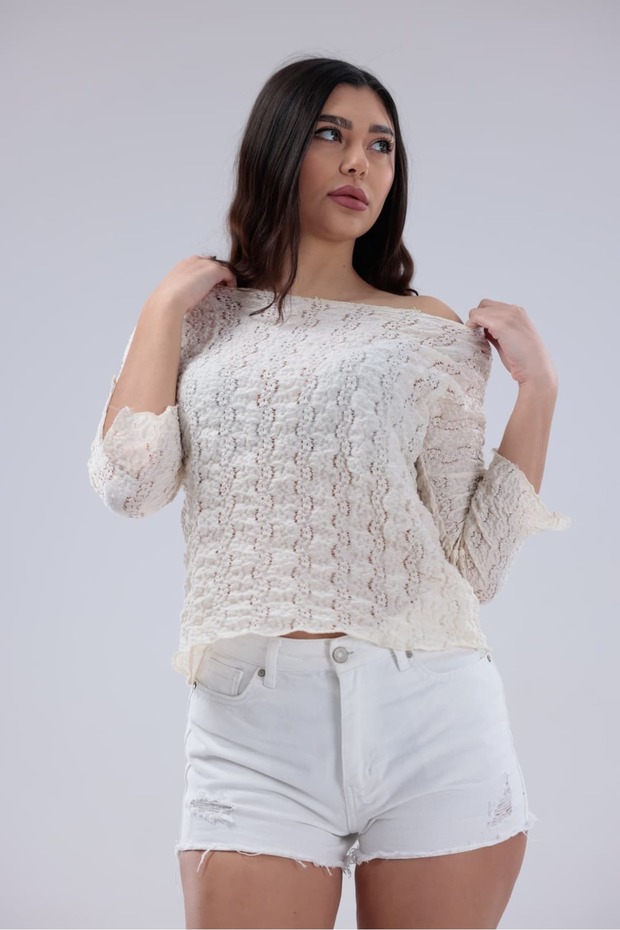 بلوزة غيبور دانتيل DN6099 - 6