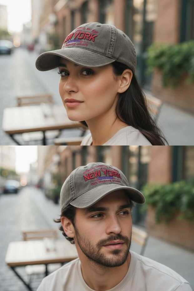 قبعة دينم للجنسين من Özle Washed