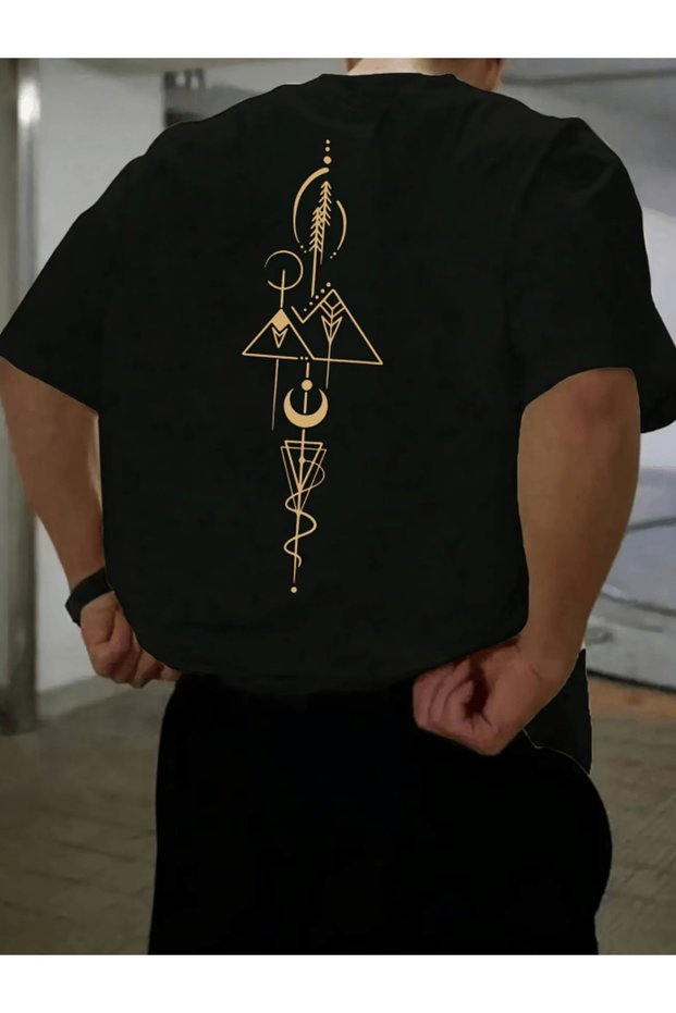 Vintage design Printed premium Oversized t-shirt