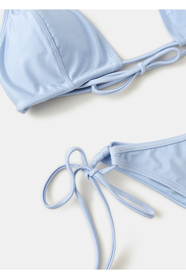 Saten görünümlü bikini altı - 6