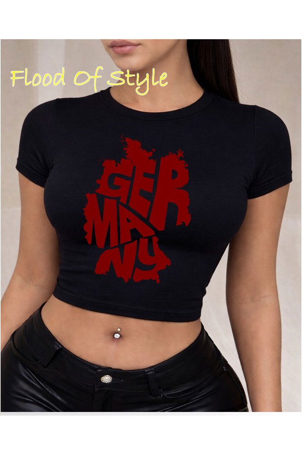 Black Babby Tee Germany Special Design