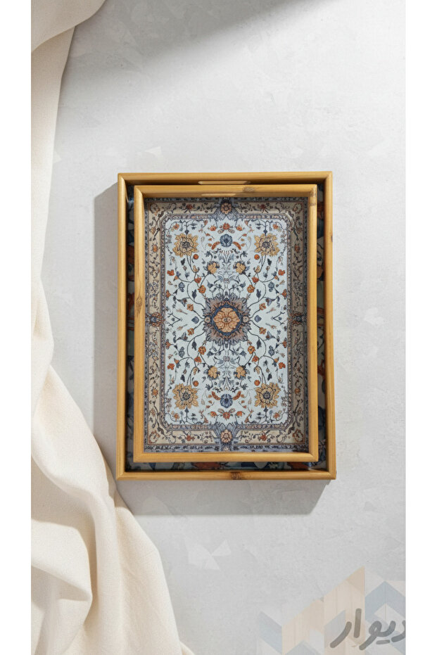 Multi-purpose serving tray set - 6