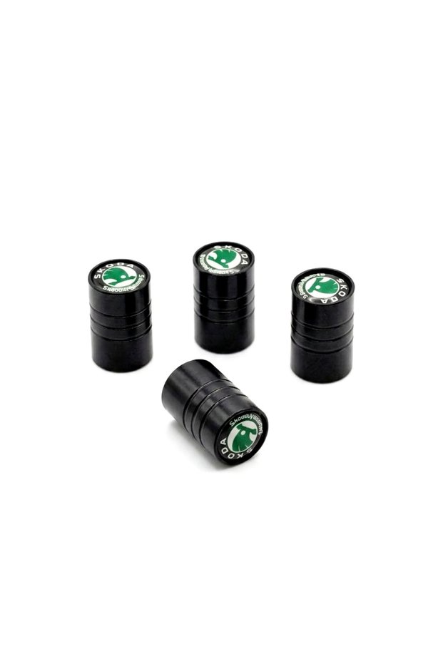 Skoda Logo Design Vertical Design Valve Cover Premium Stylish Design Quality Product Metal