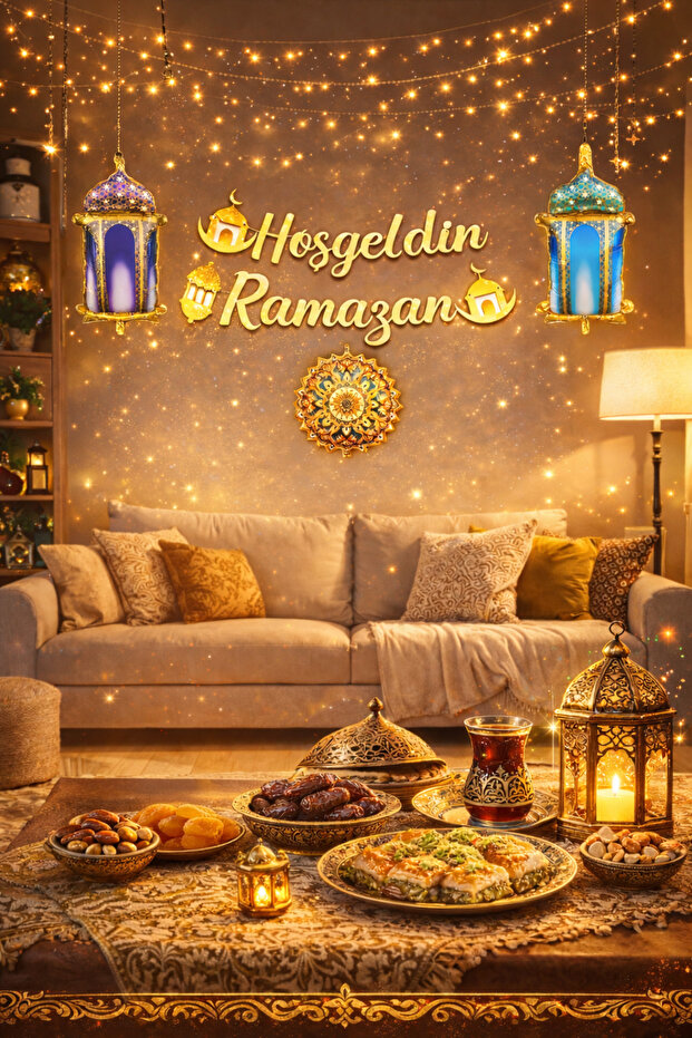Welcome Ramadan Decorations and Candlestick Ornaments