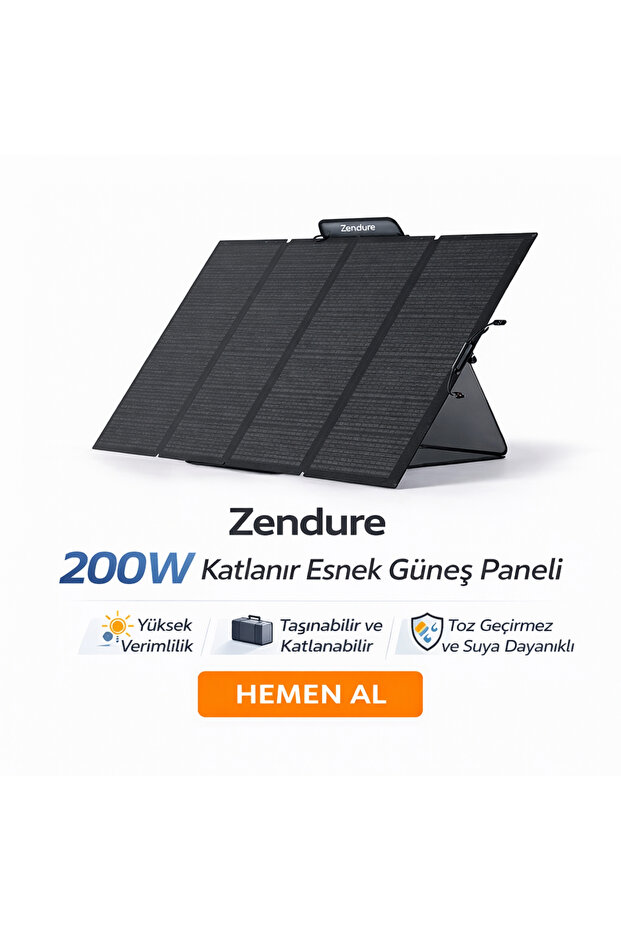 200w Katlanır Esnek Güneş Paneli - 1