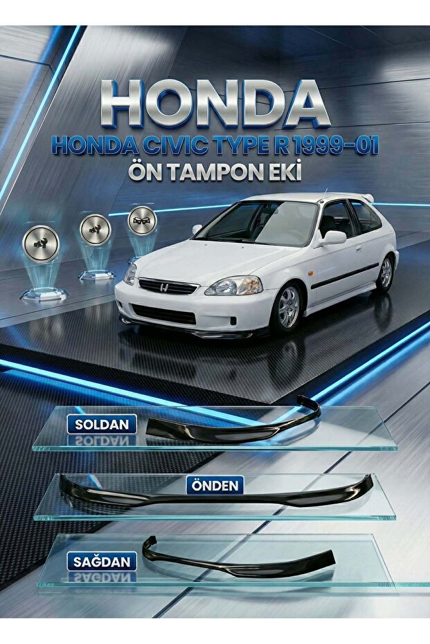 EYB HONDA CIVIC IES MAKYAJLI KASA 99/01 ON TAMPON EKI BADY KIT KIRILMAZ TYPR EK