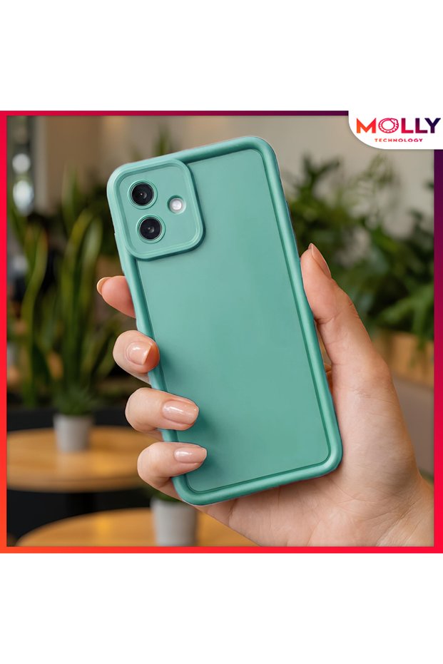 Water Green Edges Thick Pan Silicone Case for Samsung Galaxy A07