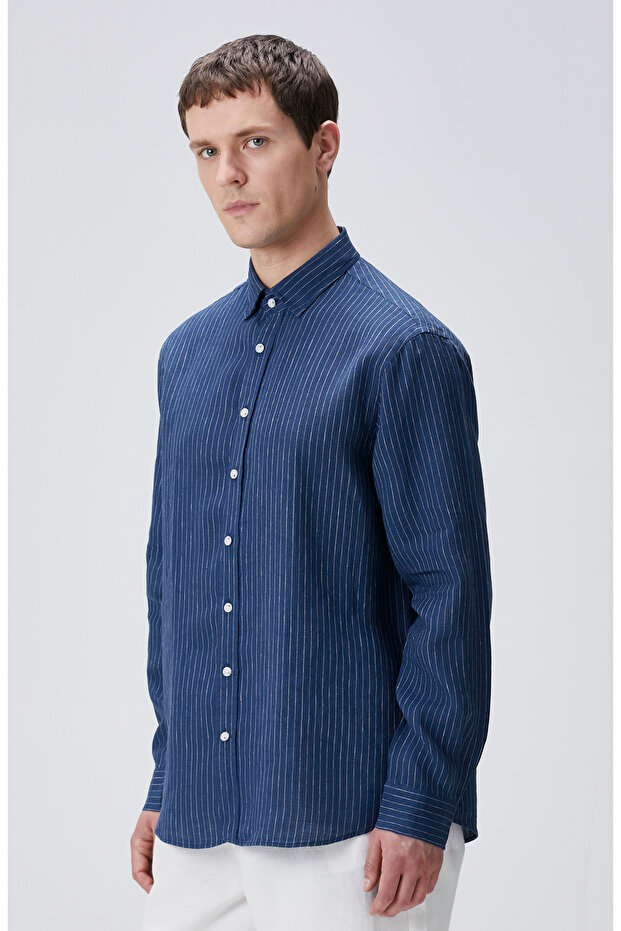 Lacivert Gömlek - 4